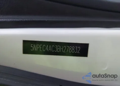 2011 Hyundai Sonata Se from USA, damaged, VIN 5NPEC4AC3BH278832